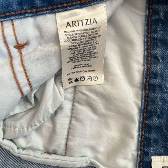 Demin Forum 90s Millie Hi-Rise Grunge Cargo Utility Medium Wash Relaxed Jeans - Picture 16 of 16